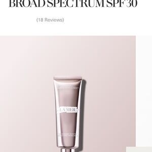 La Mer radiant broad spectrum spf 30 moisturizer